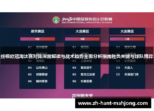 终极欧冠淘汰赛对阵深度解读与战术趋势全面分析指南胜负关键与球队博弈